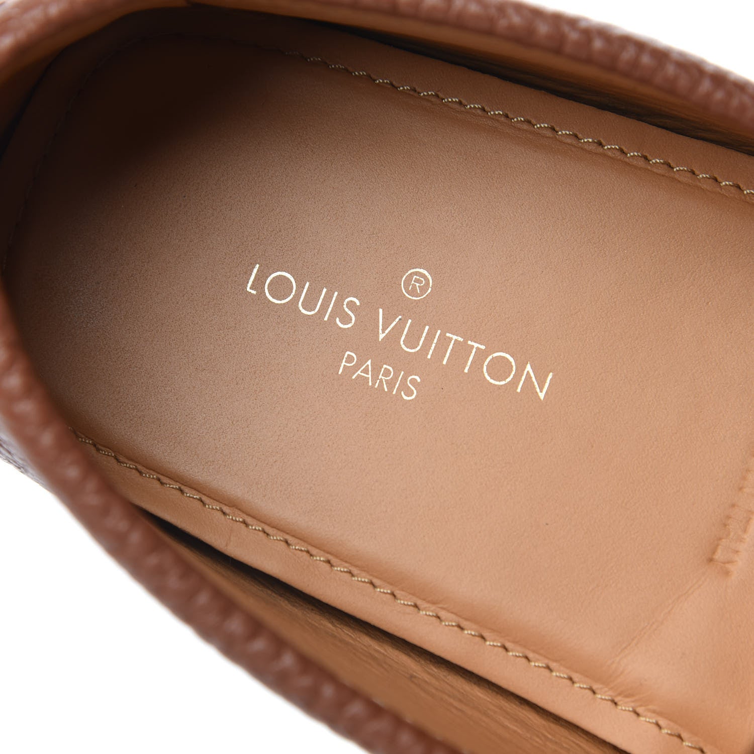 Louis Vuitton Calfskin Monte Carlo Moccasin Loafers 9 Cognac 6 of 10