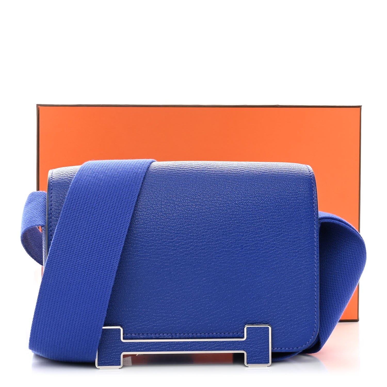 Hermes Chevre Mysore Geta Bleu Electrique 11 of 11