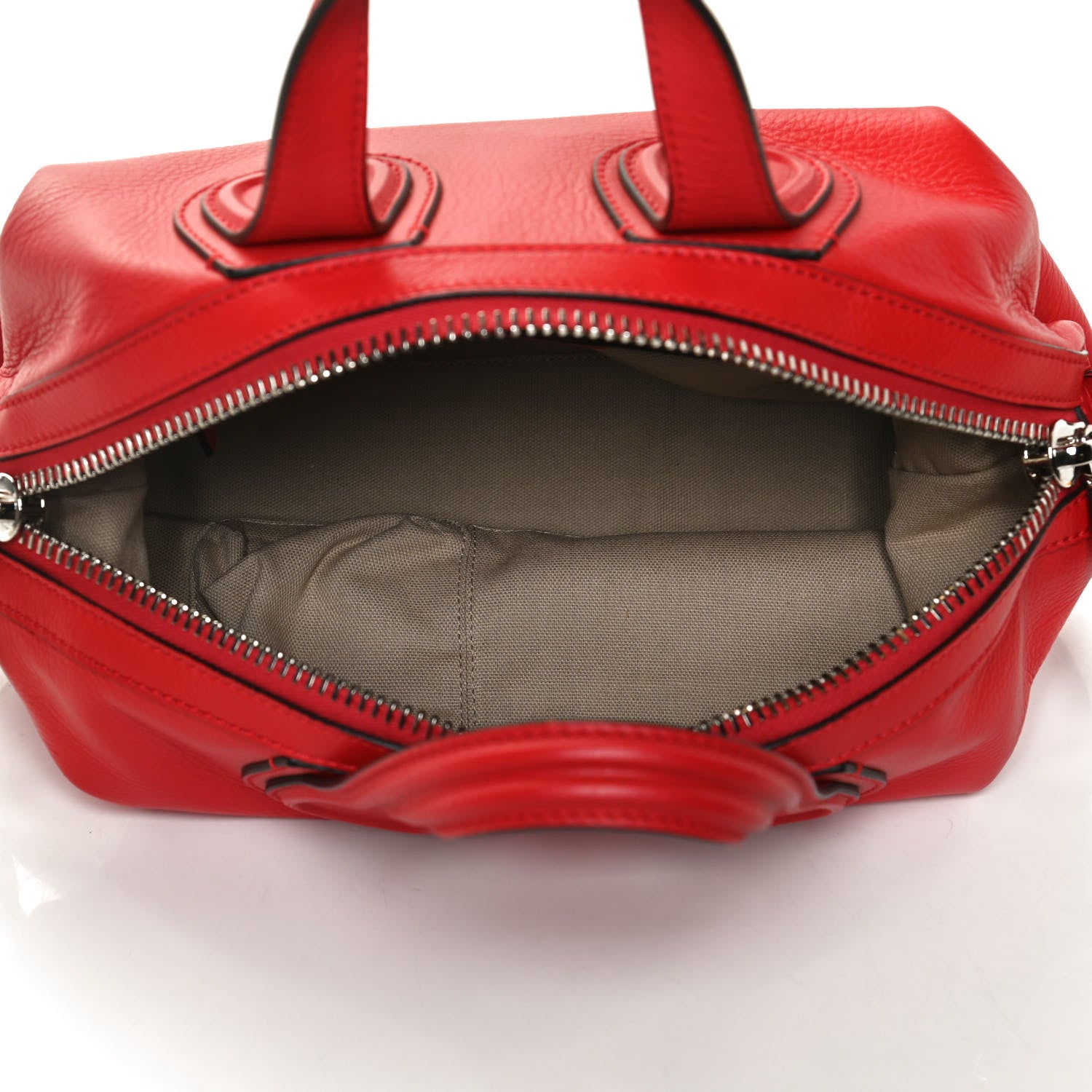 Givenchy Pebbled Calfskin Small Nightingale Red 5 of 12