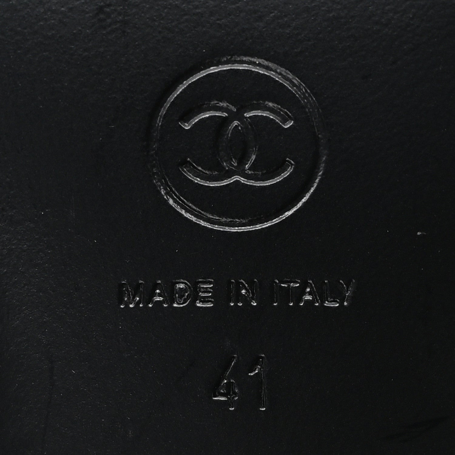 Chanel Lambskin CC Loafers 41 Black 12 of 19