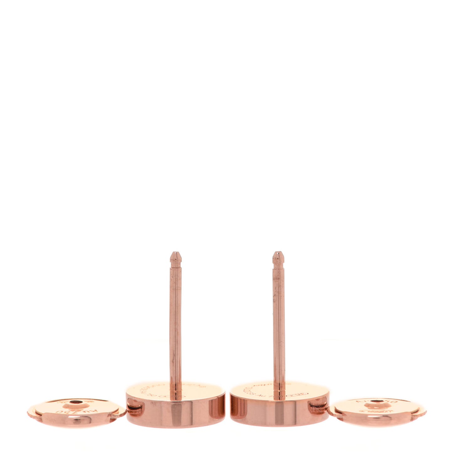 18K Pink Gold LOVE Earrings