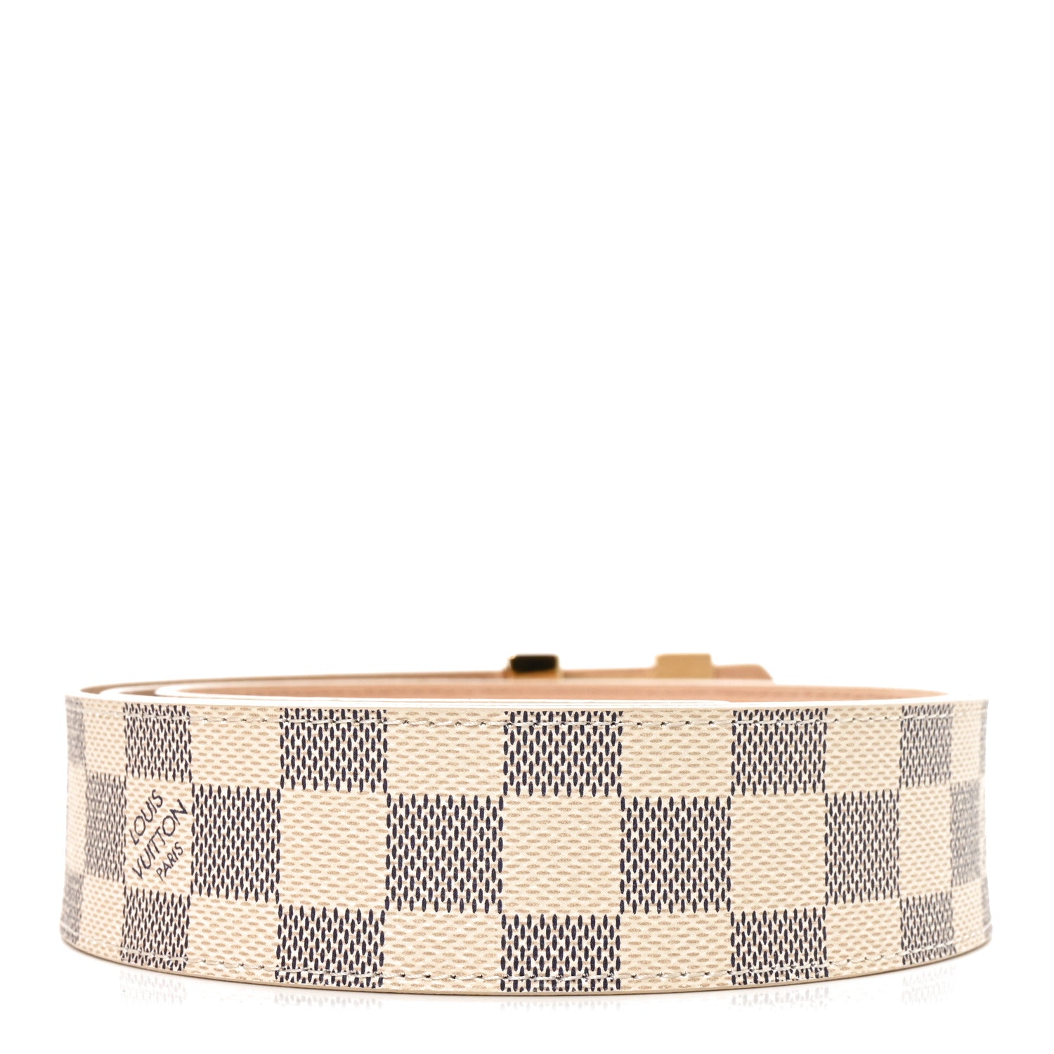 Louis Vuitton Damier Azur 40mm LV Initiales Belt 110 44 2 of 8