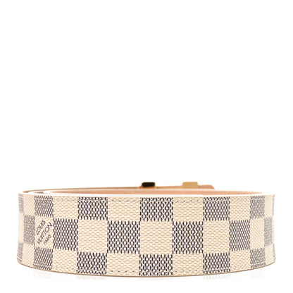 Louis Vuitton Damier Azur 40mm LV Initiales Belt 110 44 2 of 8