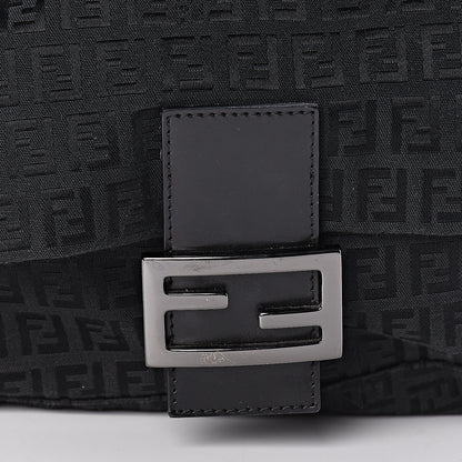 Fendi Zucchino Mama Baguette Black 11 of 11