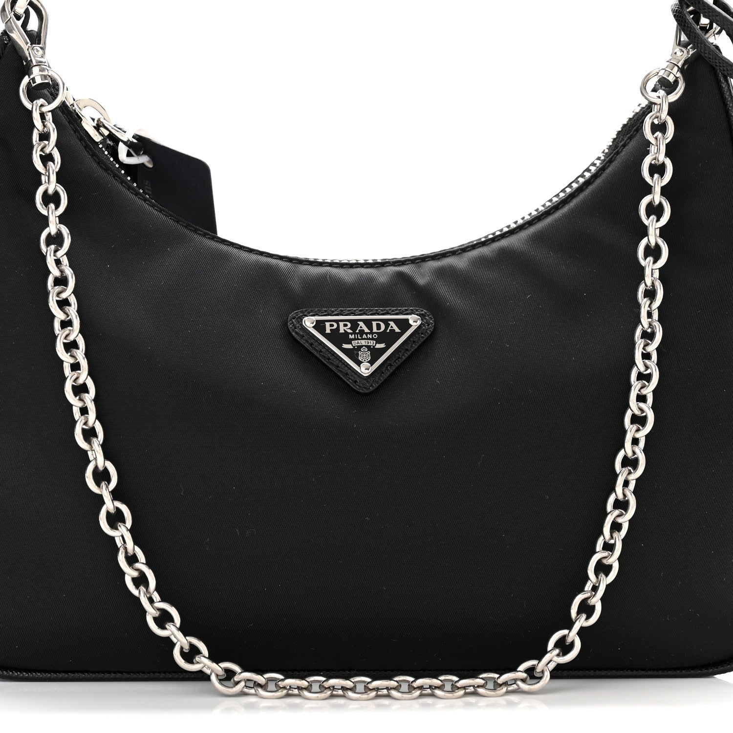 Prada Nylon Re-Edition 2005 Shoulder Bag Black 9 of 13