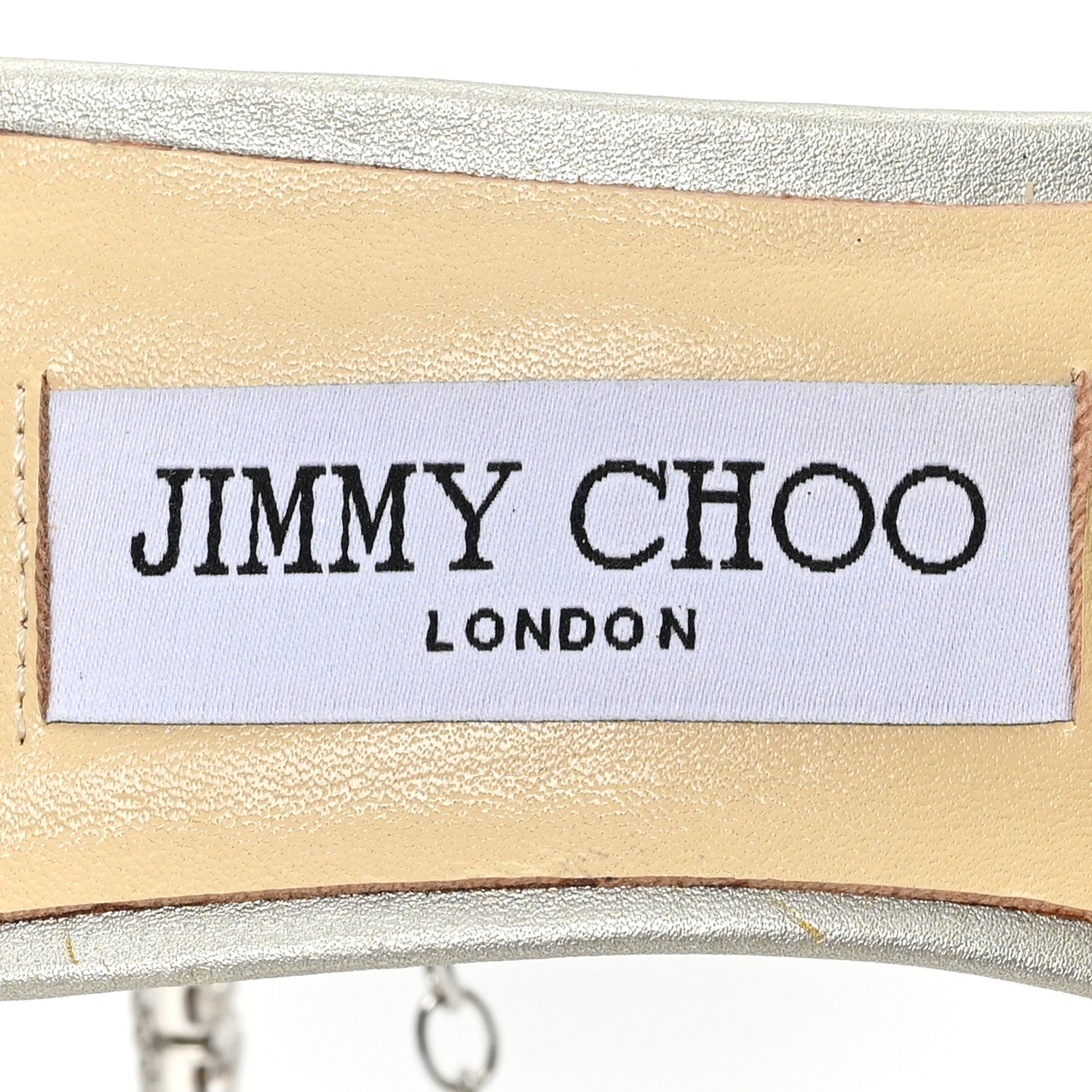 Jimmy Choo Satin Crystal Saeda 100 Pumps 39 Ivory 8 of 8
