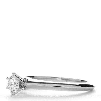Tiffany Platinum Diamond .22ct Solitaire Engagement Ring 47 4 3 of 6