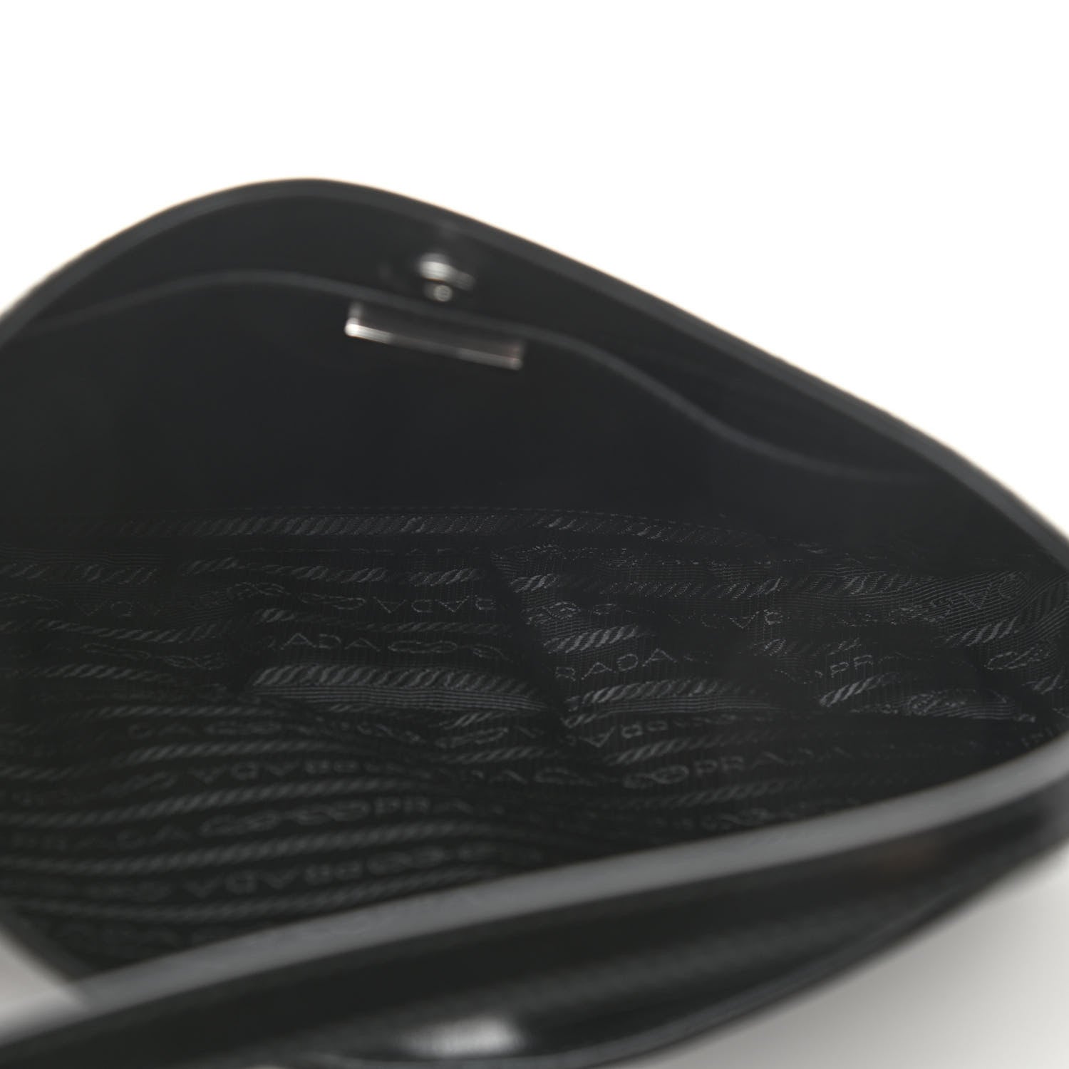 Prada Spazzolato Cleo Shoulder Bag Black 5 of 11