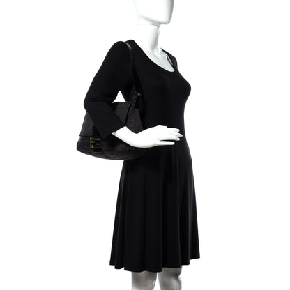 Fendi Zucchino Mama Baguette Brown 2 of 8