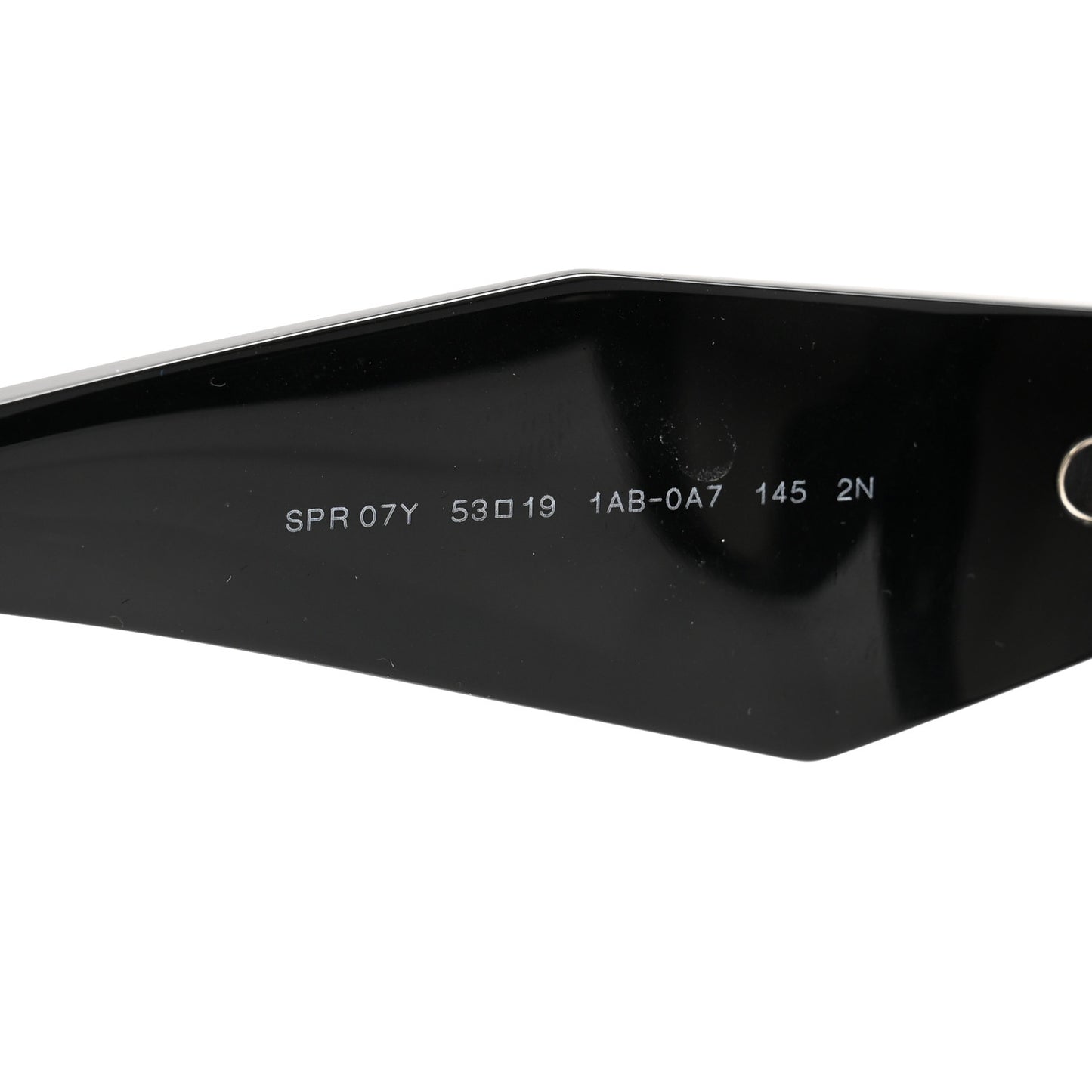 Acetate Symbole Sunglasses SPR 07Y Black