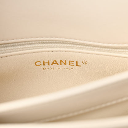 Chanel Lambskin Quilted Small Trendy CC Dual Handle Flap Bag White 6 of 12