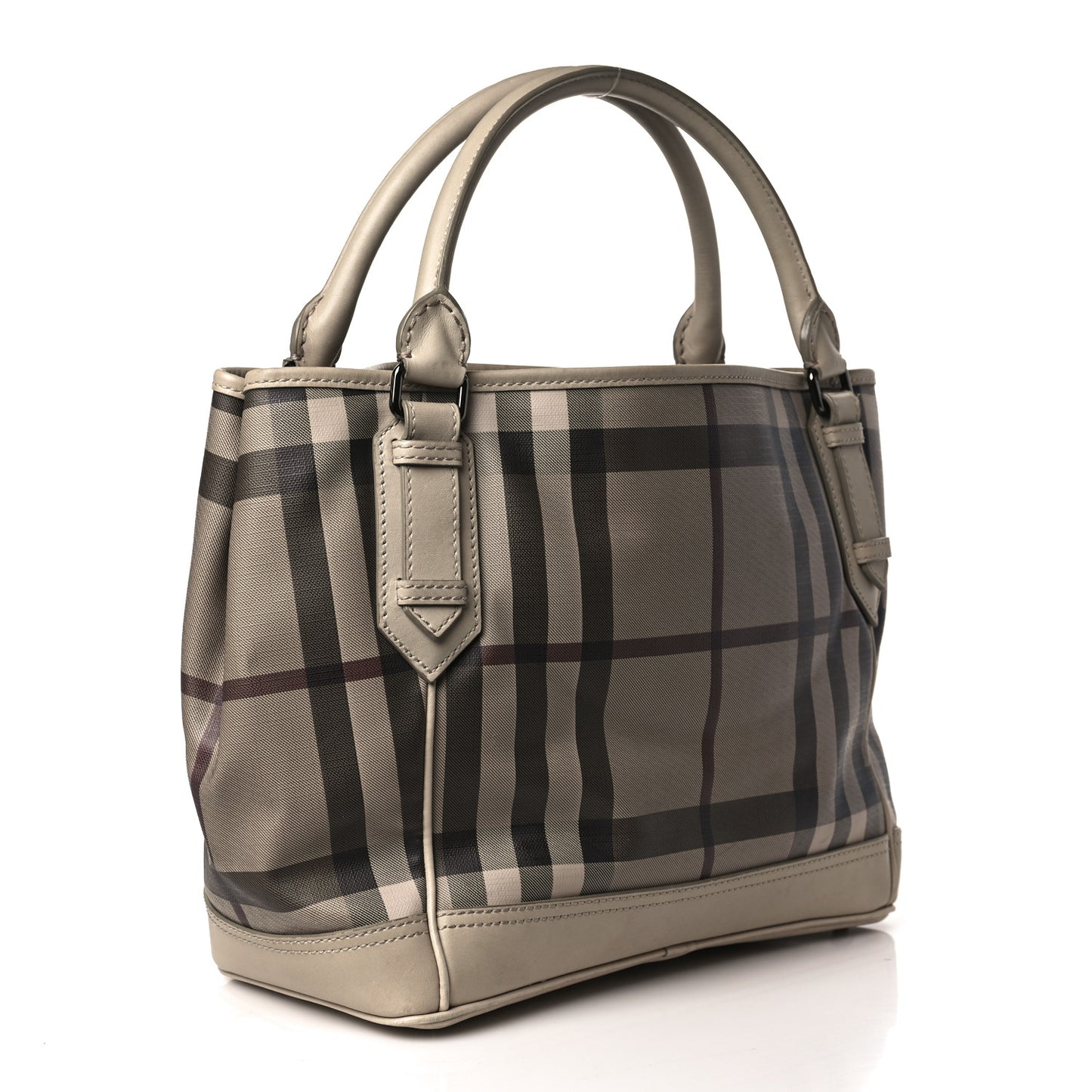 Smoked Check Tote Bag Trench