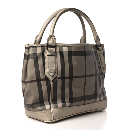 Burberry Smoked Check Tote Bag Trench 3 of 10