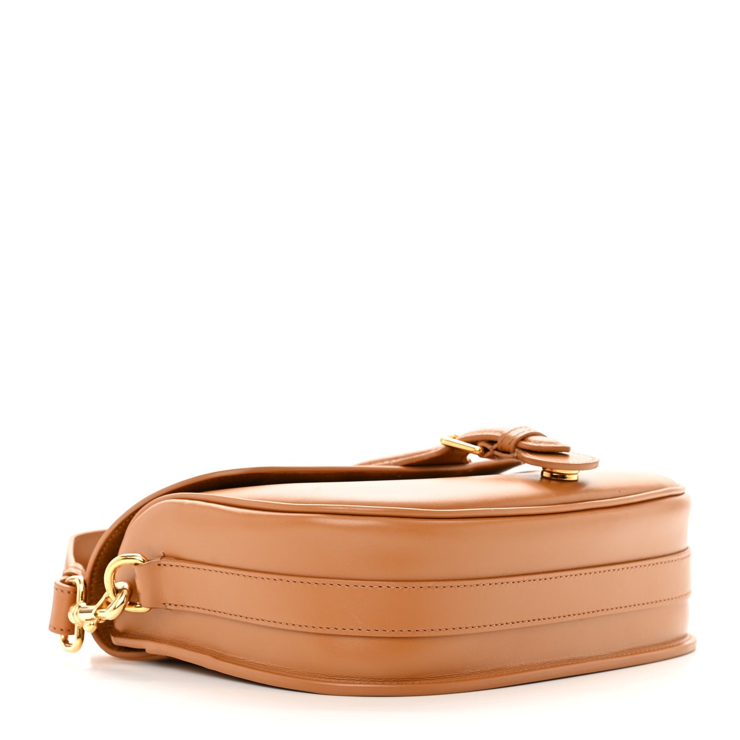 Box Calfskin Medium Bobby Flap Camel