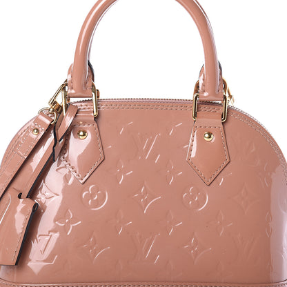 Louis Vuitton Vernis Alma BB Rose Velours 6 of 8