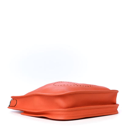 Hermes Taurillon Clemence Evelyne III PM Feu 4 of 5