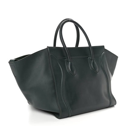 Celine Smooth Calfskin Medium Phantom Luggage Bottle Green 2 of 10