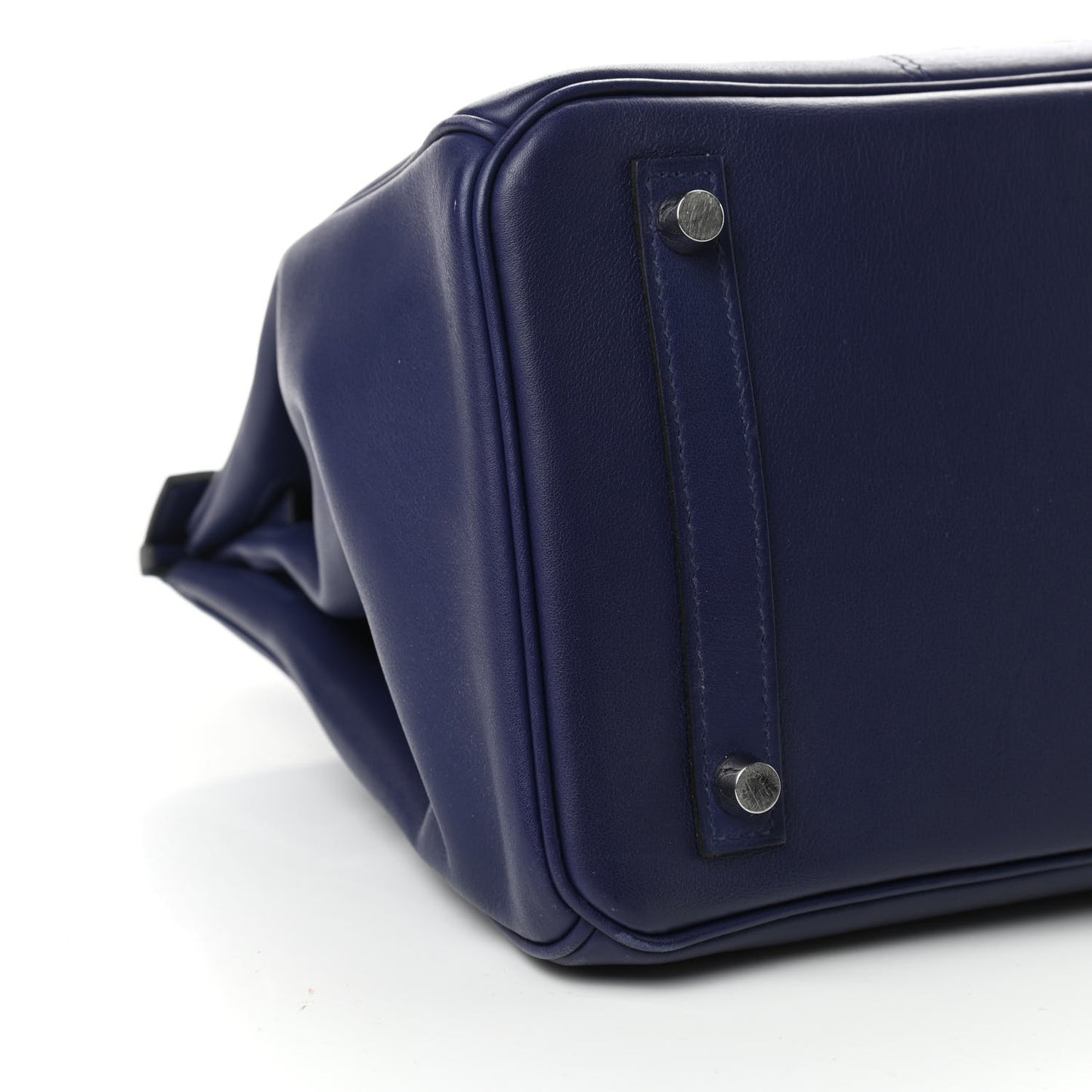 Swift Epsom Tressage Birkin 30 Bleu Encre Bleu Du Nord Gold