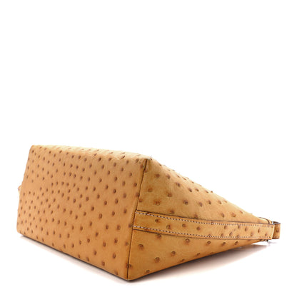 Hermes Ostrich Berlingot 23 PM Saffron 8 of 10