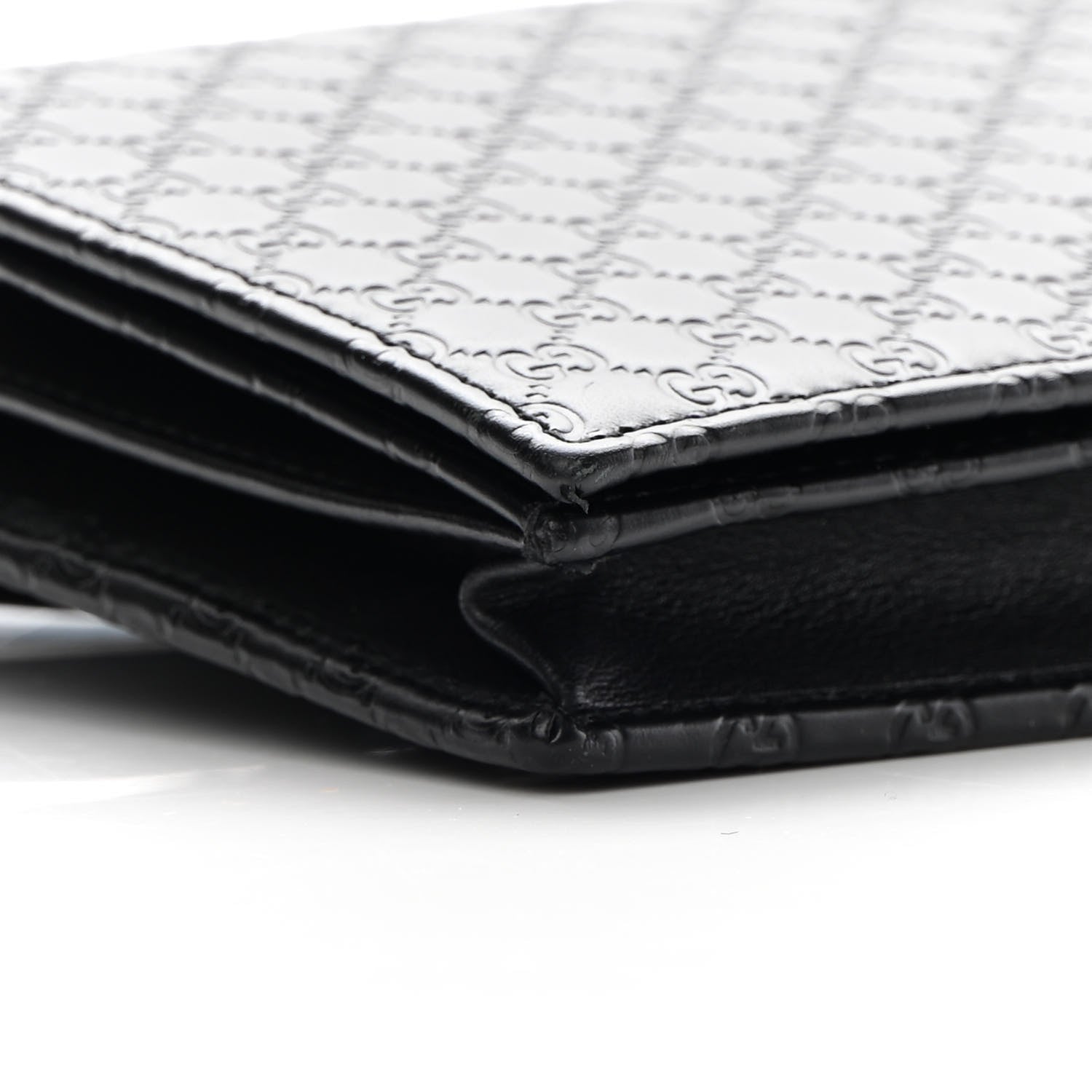 Gucci Microguccissima Crossbody Wallet Black 8 of 10