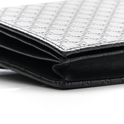 Gucci Microguccissima Crossbody Wallet Black 8 of 10