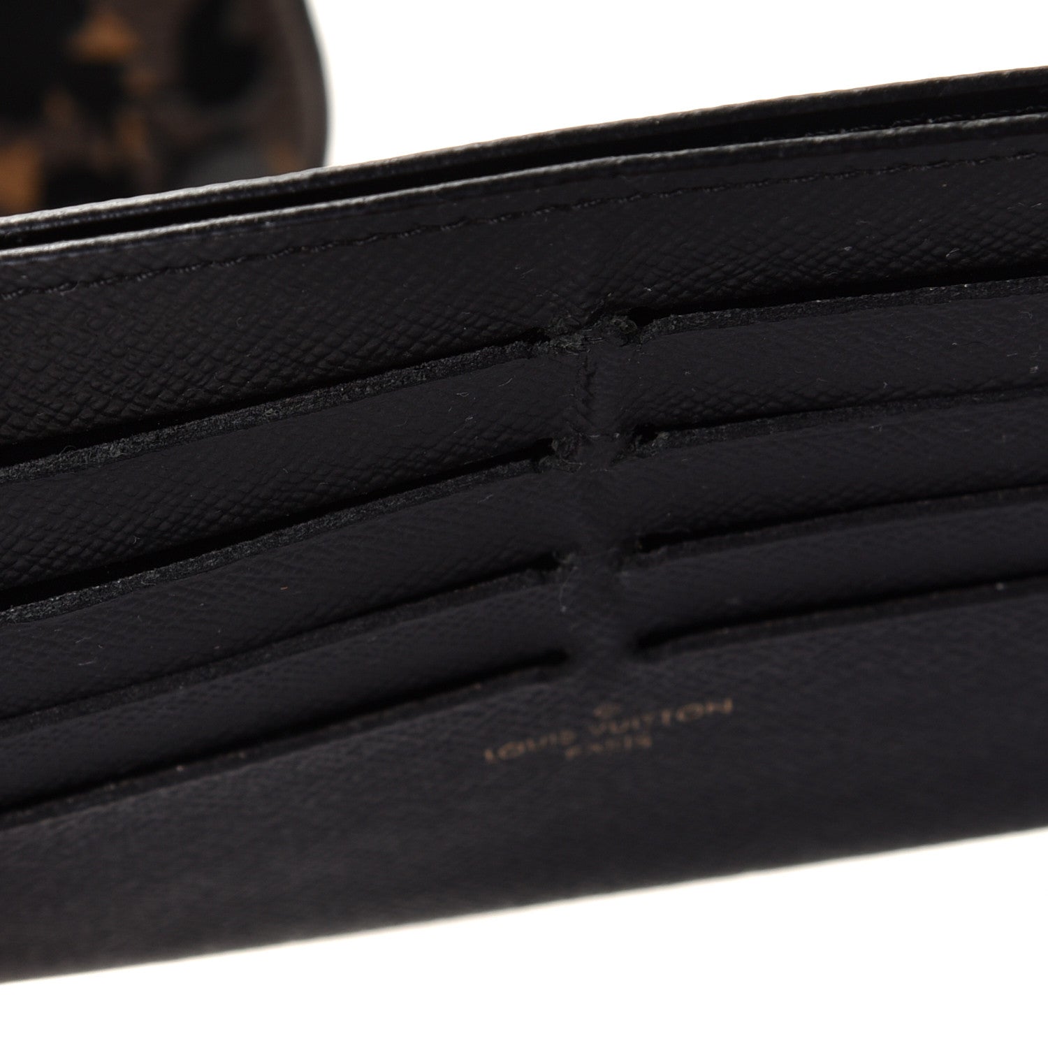 Louis Vuitton Monogram Blossom Pochette Felicie Chain Wallet Black 8 of 11