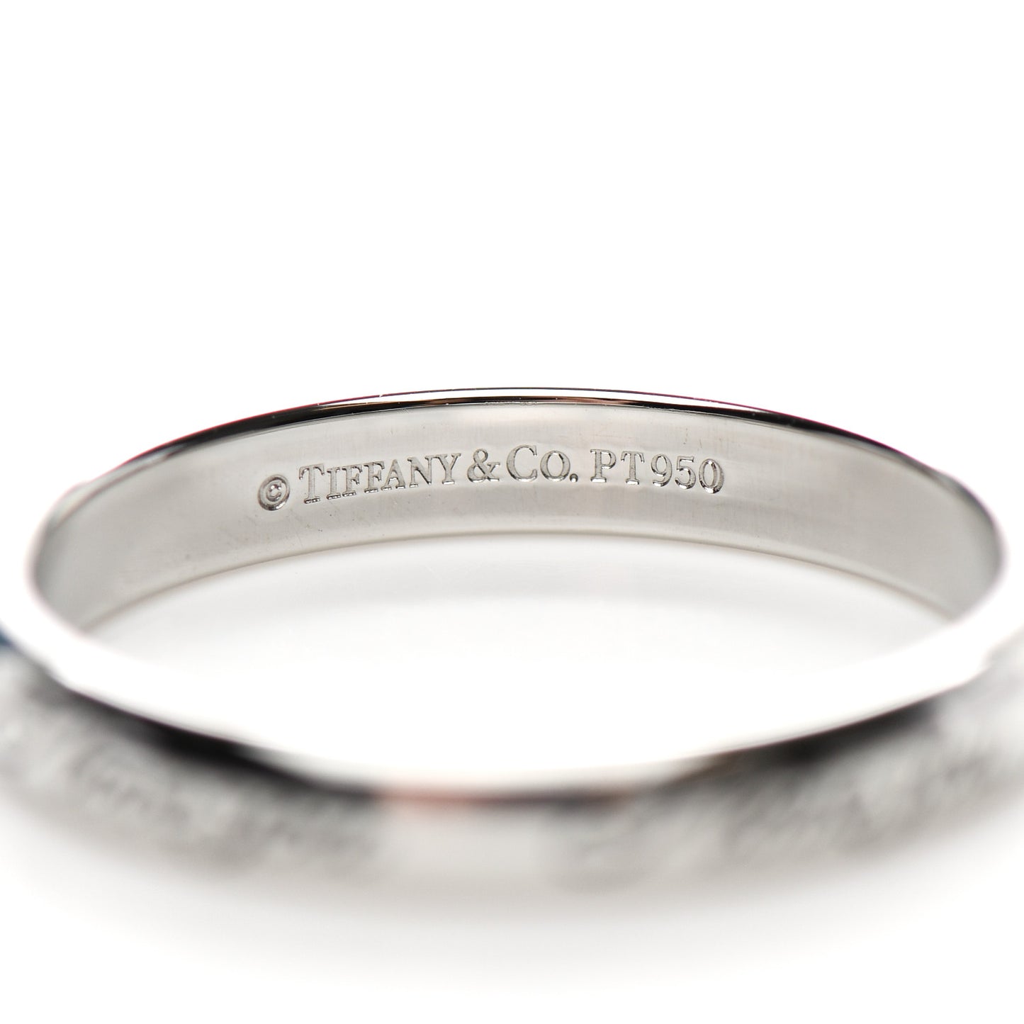 Platinum Notes I Love You Narrow Ring 55 7.25