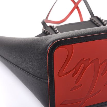 Christian Louboutin Calfskin Spikes East West Cabata Tote Black 7 of 11