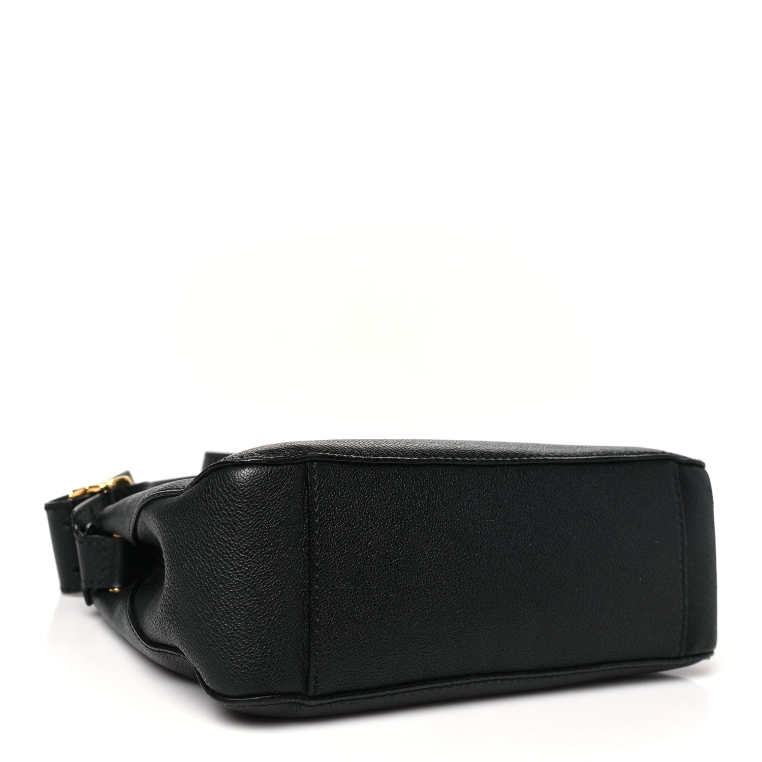 Burberry Soft Grain Calfskin House Check Small Helmsley Crossbody Black 4 of 14