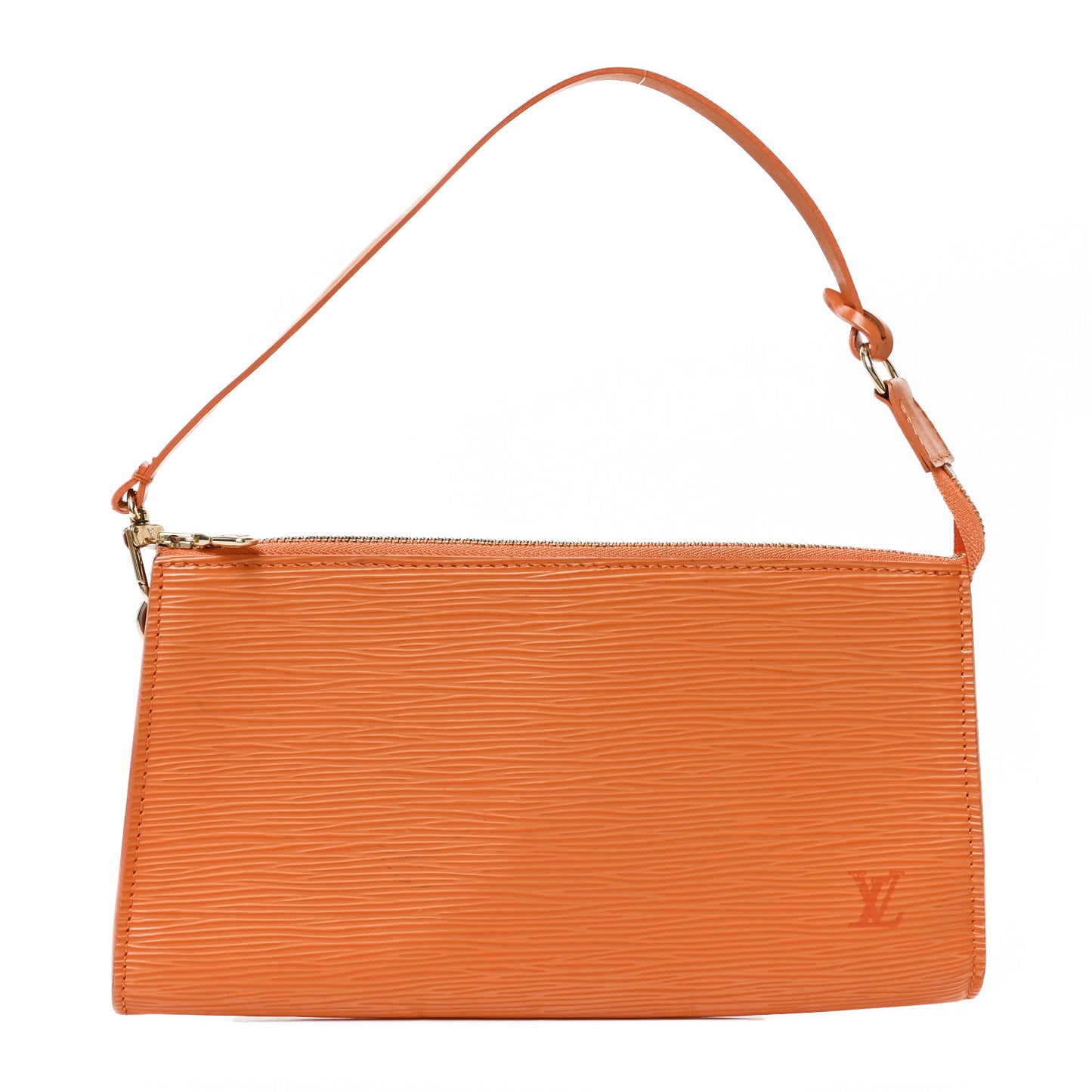 Epi Pochette Accessories 24 Mandarin