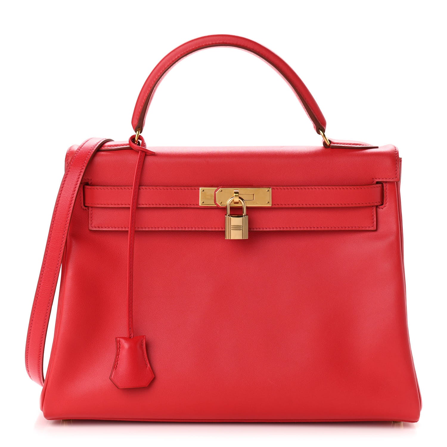 Hermes Gulliver Kelly Retourne 32 Rouge Vif 1 of 13