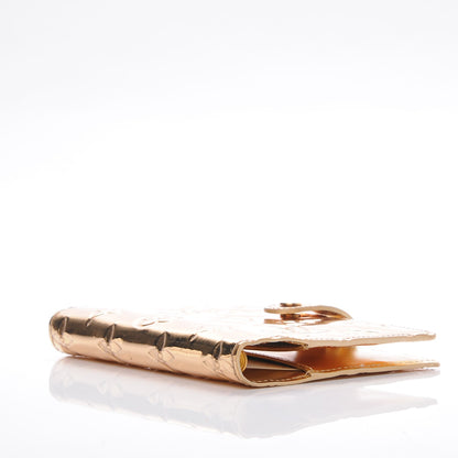 Louis Vuitton Monogram Miroir Small Ring Agenda Gold 4 of 7