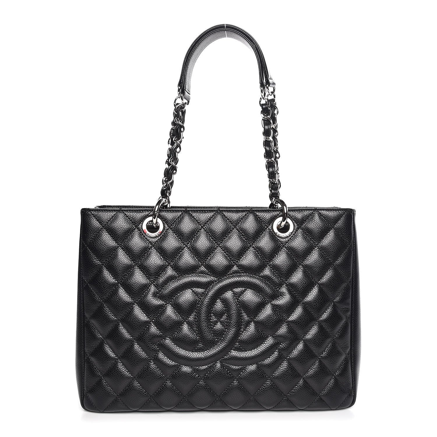Chanel Caviar Quilted Grand Shopping Tote GST Black 1 of 7