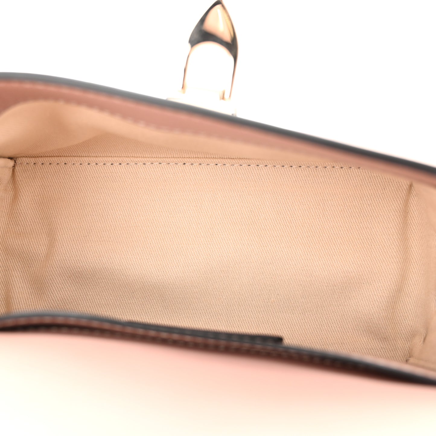 Calfskin Mini Rockstud Crossbody Bag Poudre