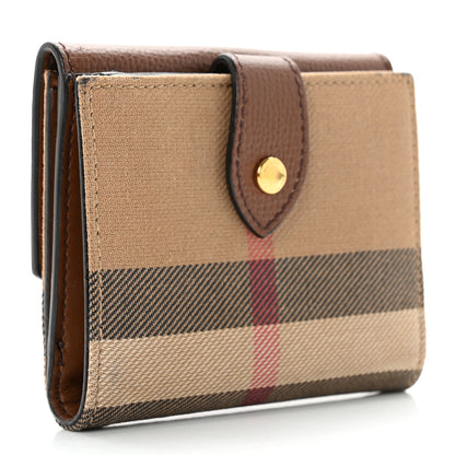 Burberry House Check Luna French Wallet Brown 3 of 6