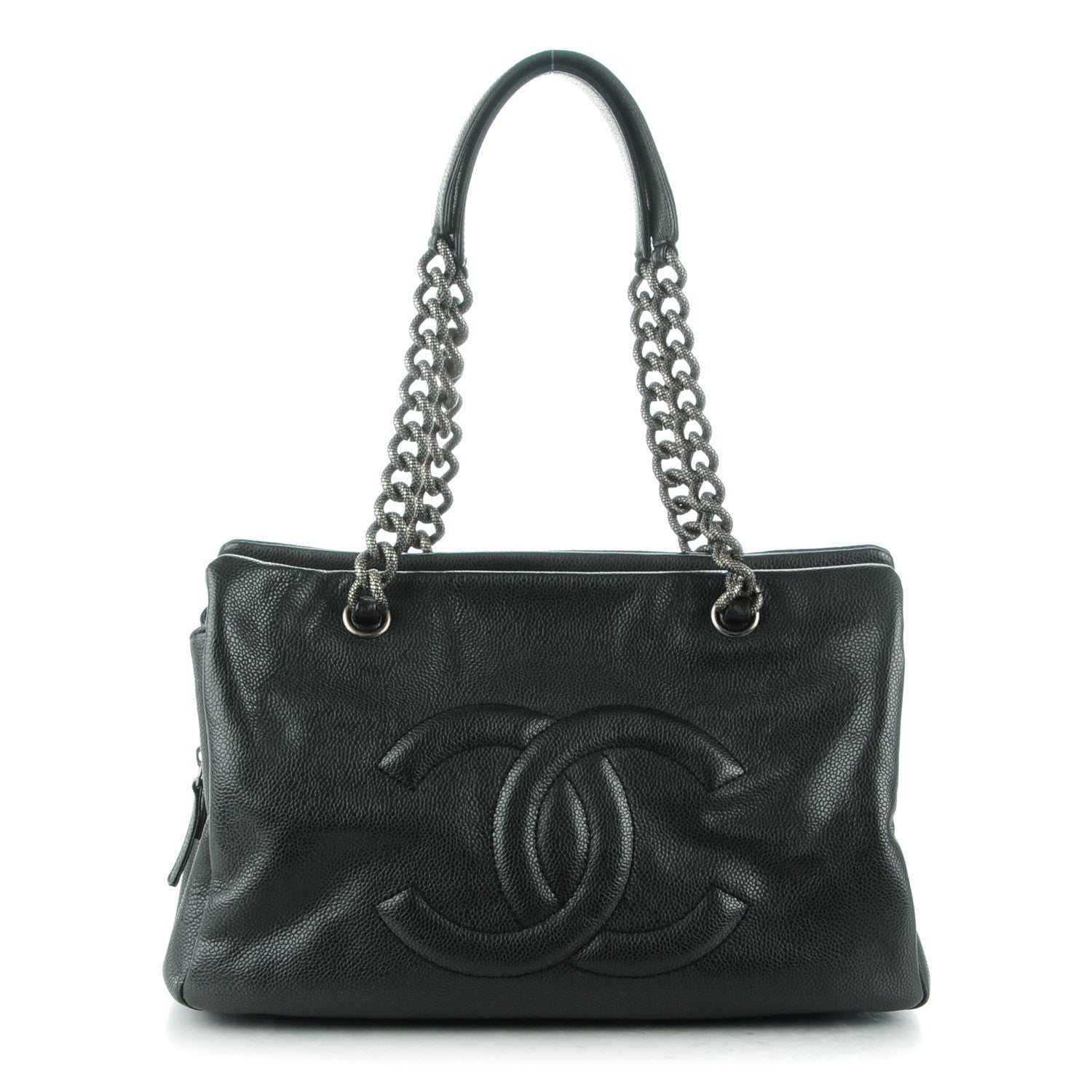 Chanel Caviar 31 Large Tote Dark Grey 1 of 7