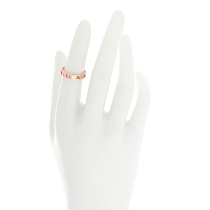 Tiffany 18K Rose Gold Diamond Atlas Pierced Ring 50 5.25 2 of 4