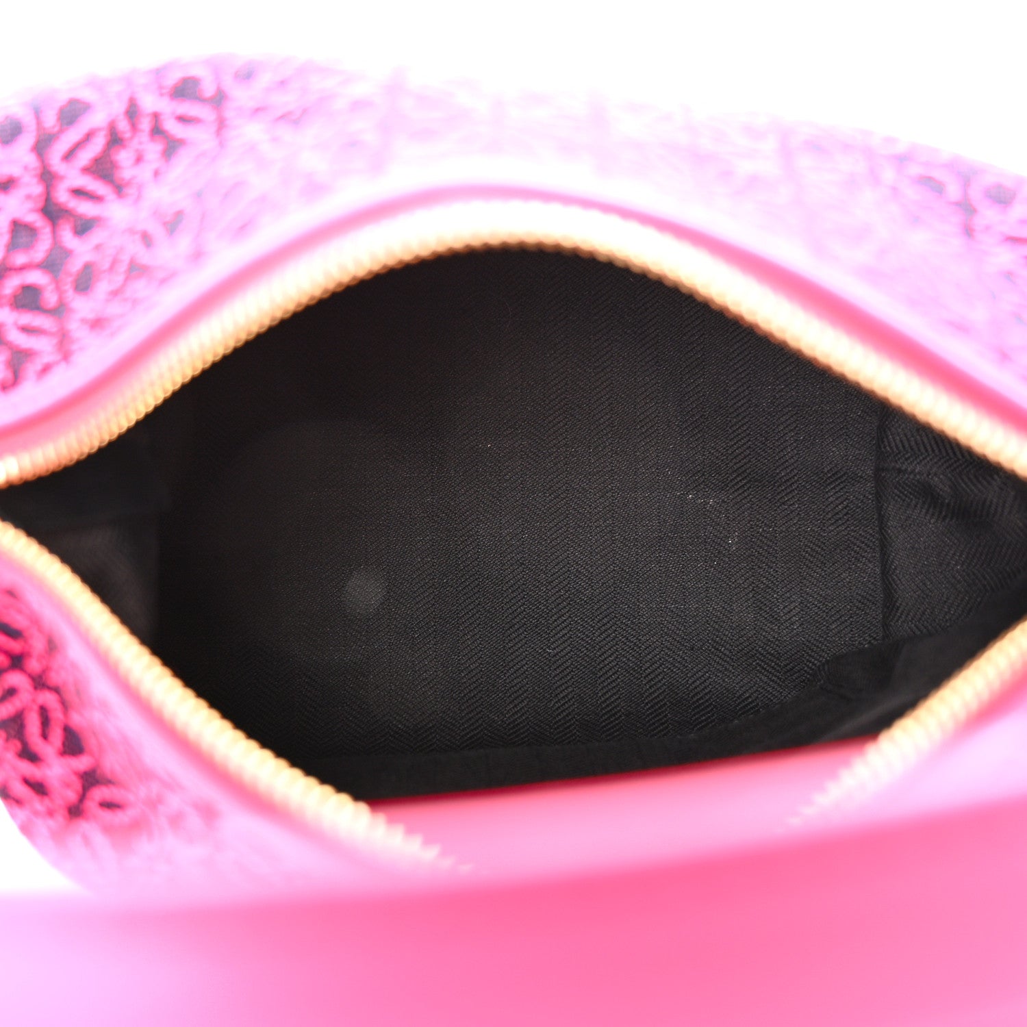Loewe Jacquard Anagram Calfskin Small Cubi Bag Pink 5 of 10