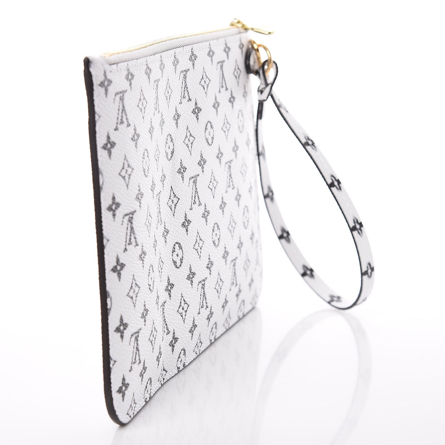 Monogram Giant Neverfull MM GM Pochette White