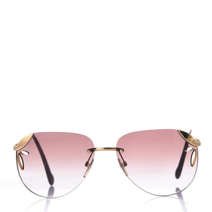 Louis Vuitton Lila Pilot Aviator Sunglasses Z0761U Brown 2 of 7