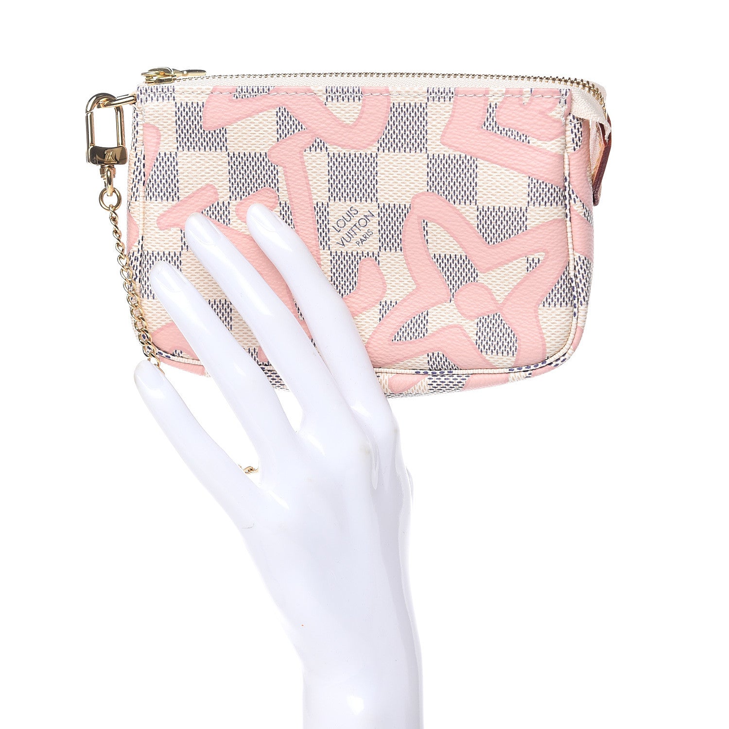 Louis Vuitton Damier Azur Tahitienne Mini Pochette Accessories 2 of 7