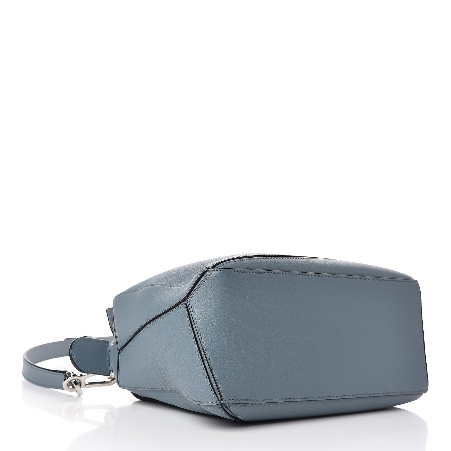 Loewe Calfskin Small Puzzle Bag Stone Blue 4 of 10