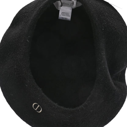 Christian Dior Wool Beret T4 Black 7 of 8