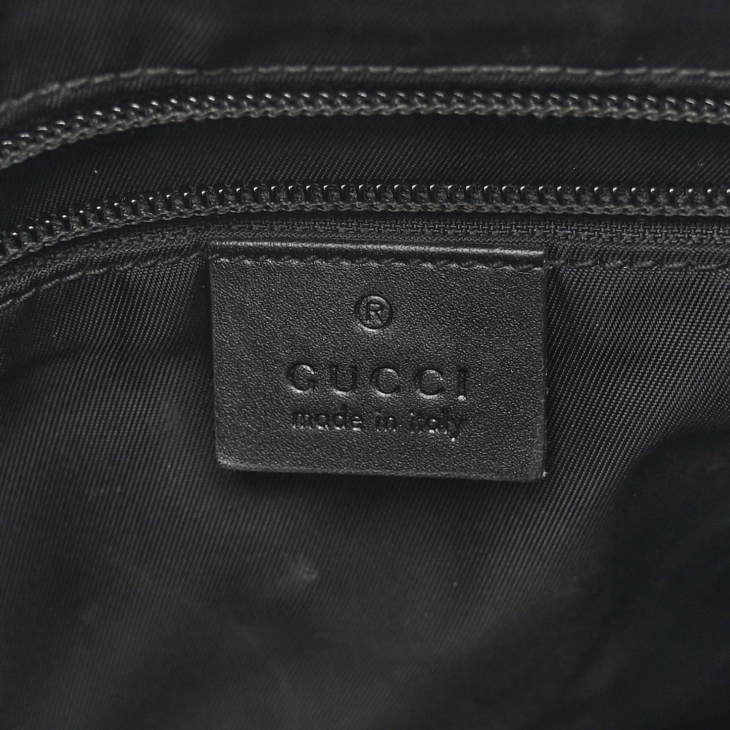 GG Supreme Monogram Web Messenger Bag Black