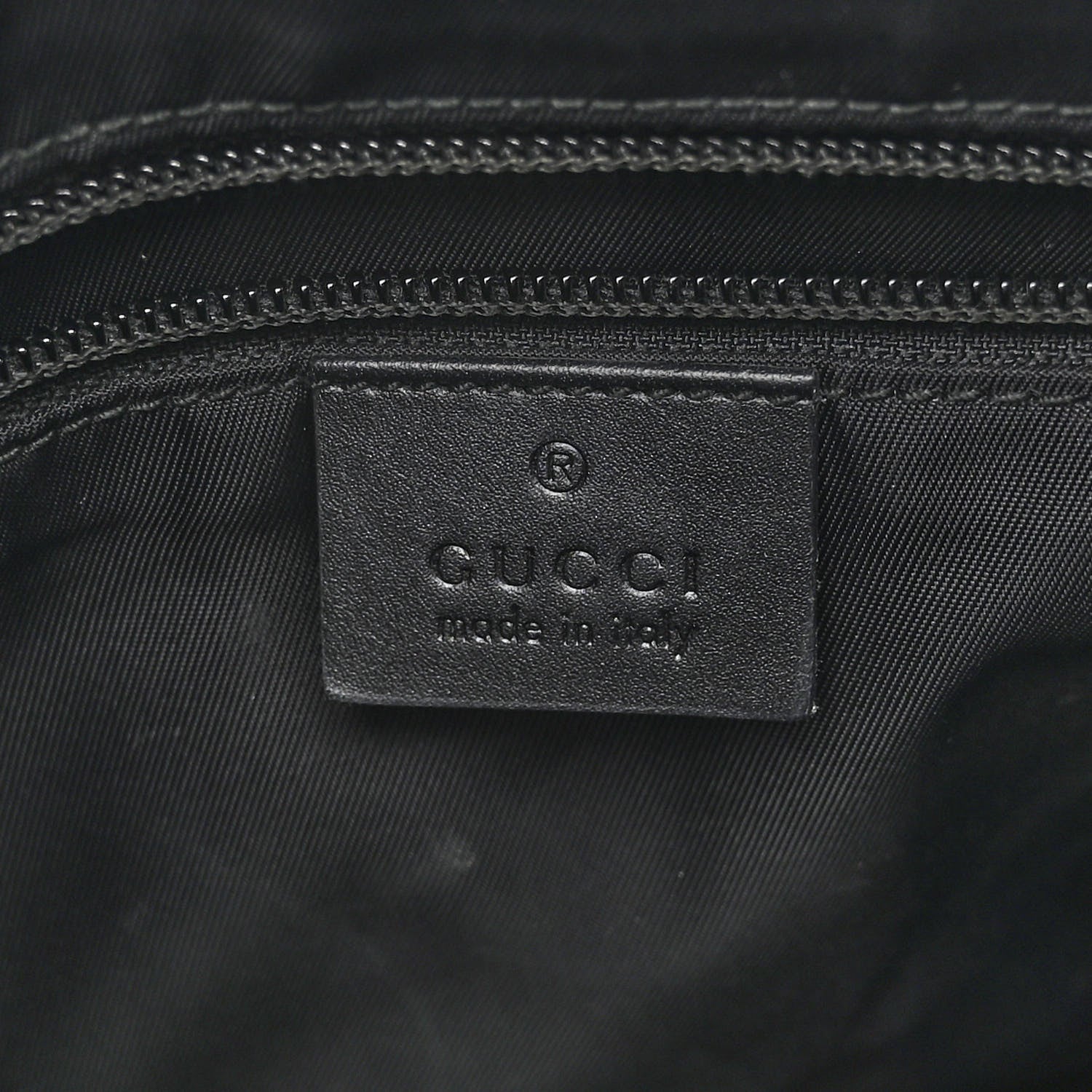 Gucci GG Supreme Monogram Web Messenger Bag Black 6 of 9