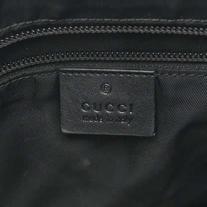 Gucci GG Supreme Monogram Web Messenger Bag Black 6 of 9