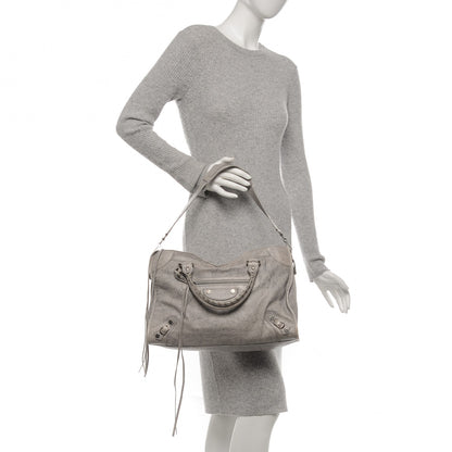Balenciaga Agneau Marble Hardware City Grey 2 of 8