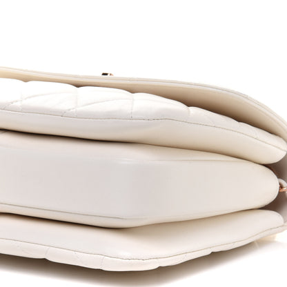 Chanel Lambskin Quilted Small Trendy CC Dual Handle Flap Bag White 12 of 13