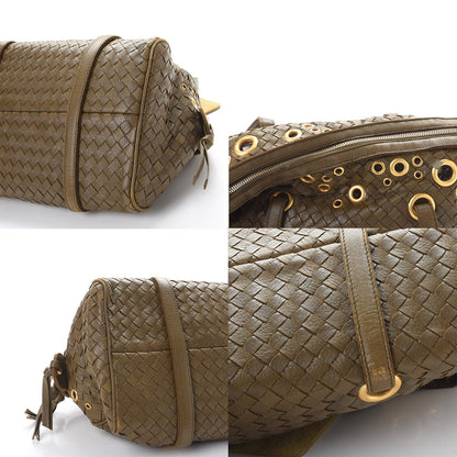 Bottega Veneta Nappa Intrecciato Grommet Bag Green 11 of 11