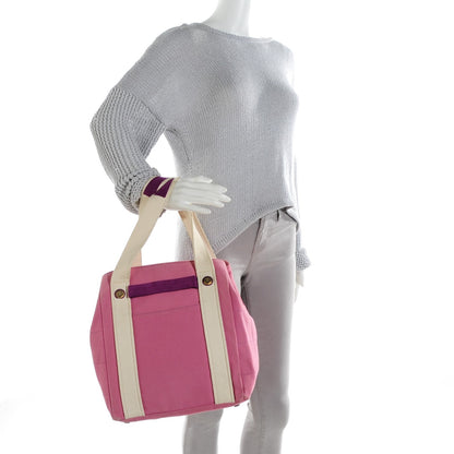 Chanel Canvas Tote Pink 2 of 8